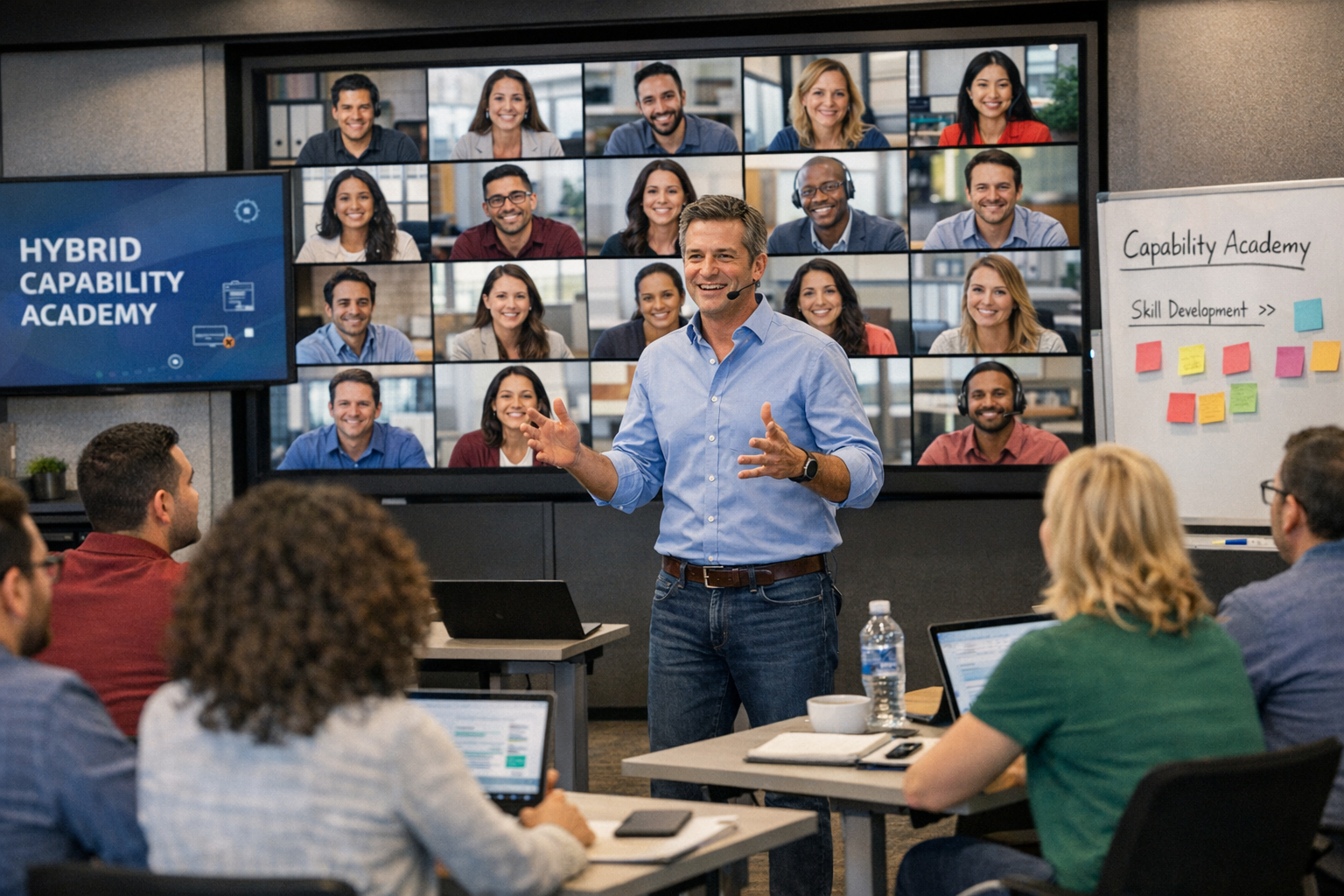 Building capability academies across distributed workforces